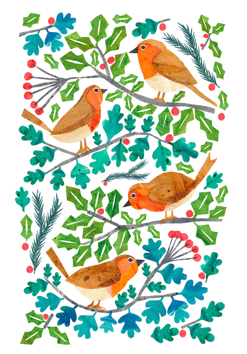 Christmas Robins